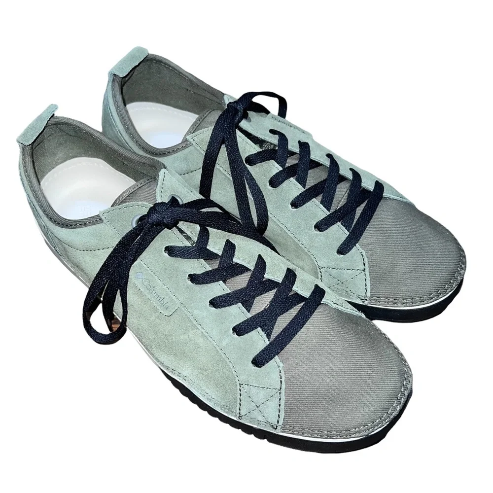 Columbia Bridgeport Lace Up Suede and Canvas Shoes - Picture 4 of 16